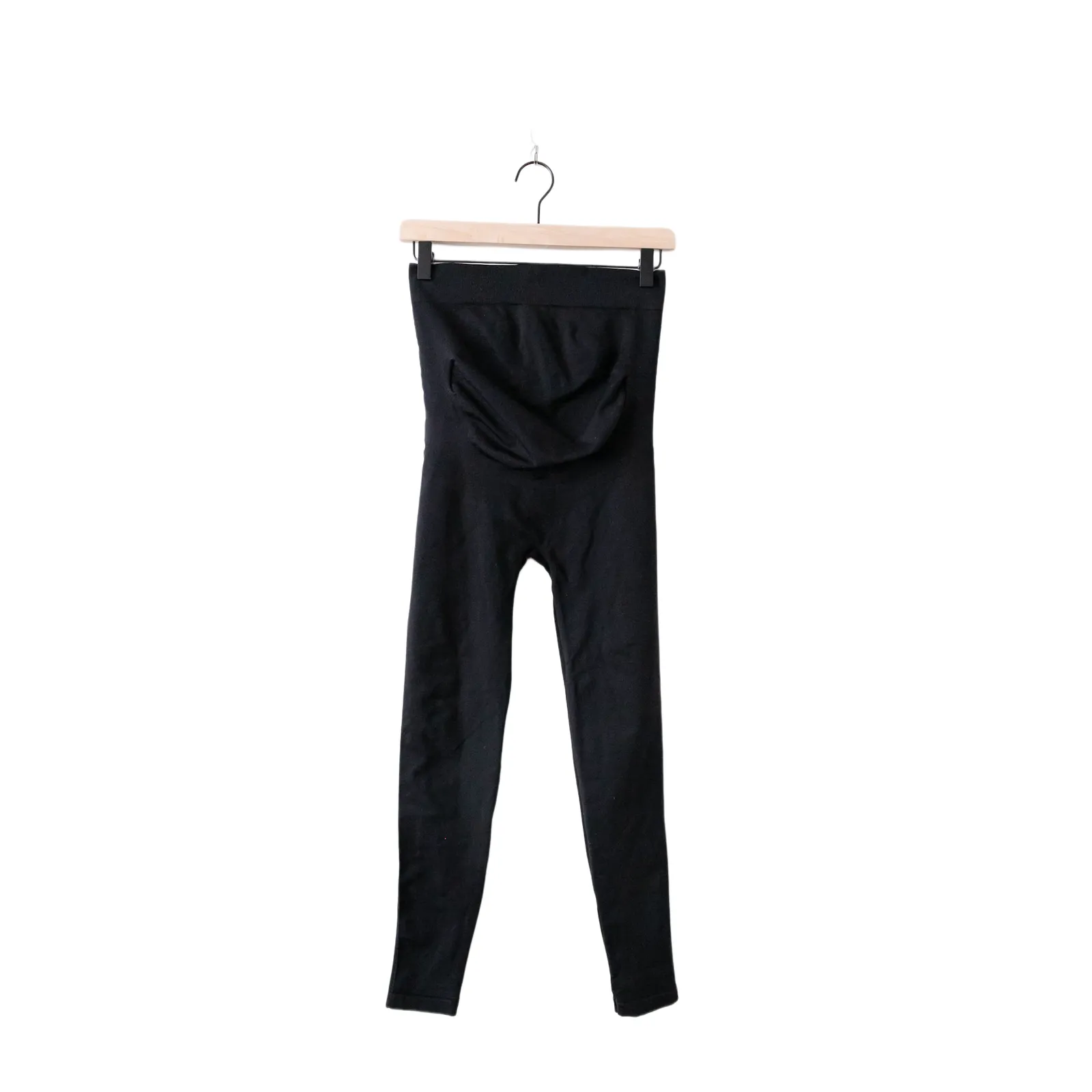 Blanqi Maternity Belly Support Everyday Black Leggings Women's Size Medium - Image 2