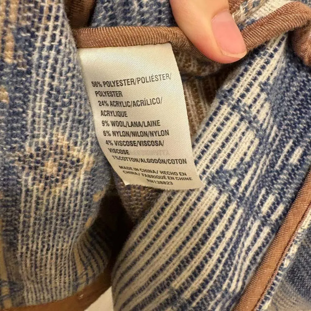 Idyllwind  women’s medium woven aztec jacket / shacket boho - Image 3