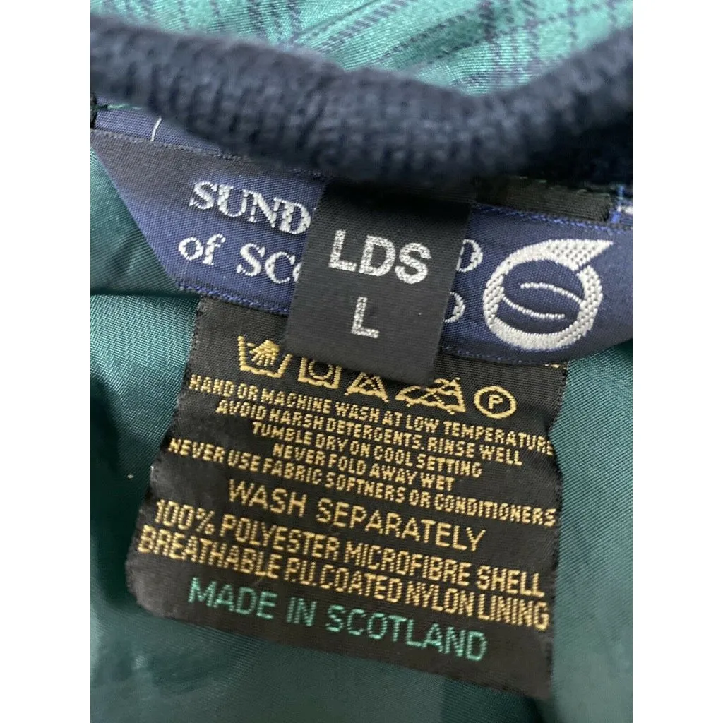 Sunderland Of Scotland Womens Weatherbeater Rainwear Pullover Jacket L Green Size L - Image 5