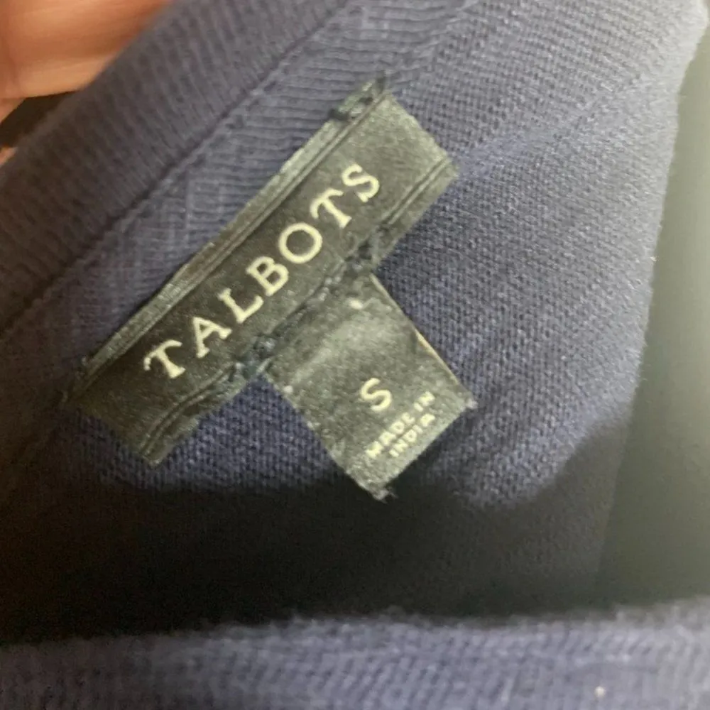 Talbots 3/4 Eyelet detailed Sleeve Blouse - Image 6