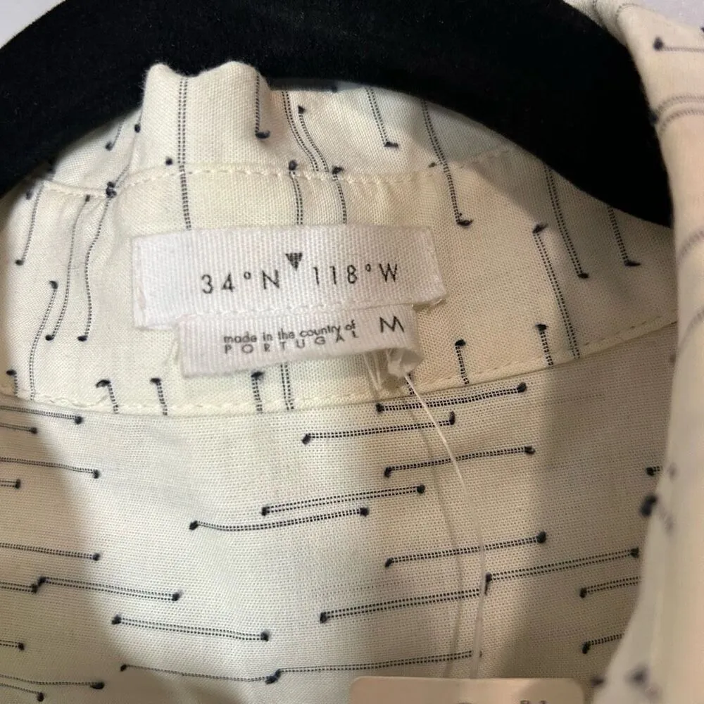 34N 118W Anthropologie Giana Utility Romper cream‎ size M NEW - Image 7