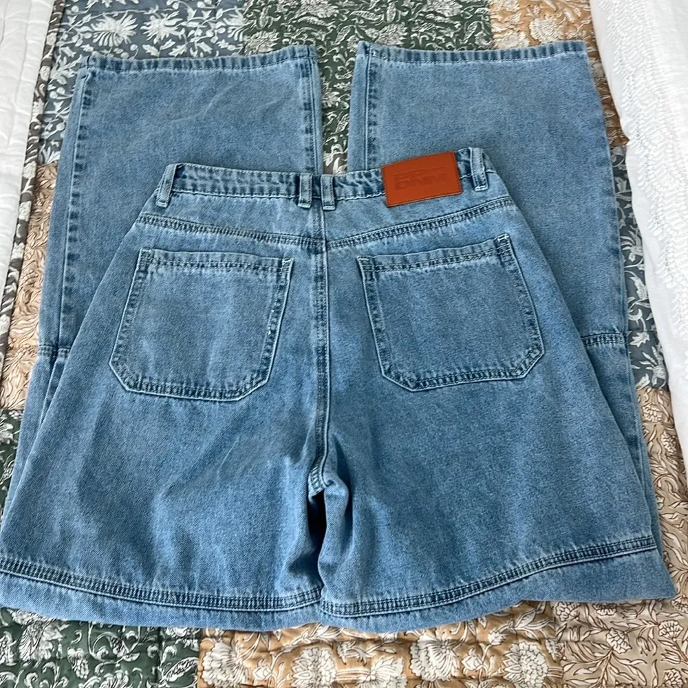 Princess Polly Calcetto Wide Leg High Waist Denim Jean Size 4 - Image 11