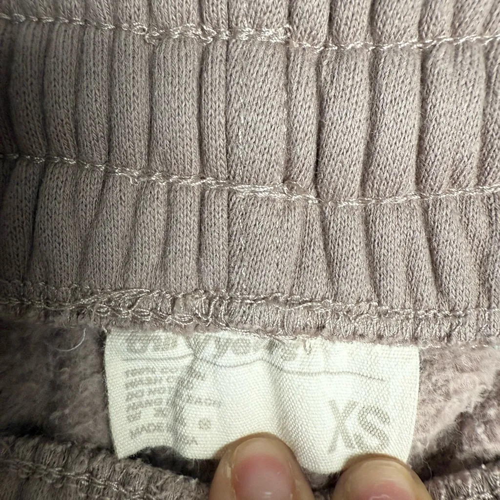 Aritzia Thirty Years Women Size‎ XS Brown High Waited Sweat Shorts - Image 3