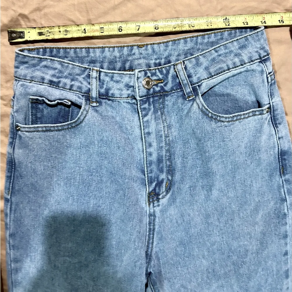 🏷️🏷️ladies S (US/4) “wonderful” by SHEIN light/dirty wash mom jeans - Image 6