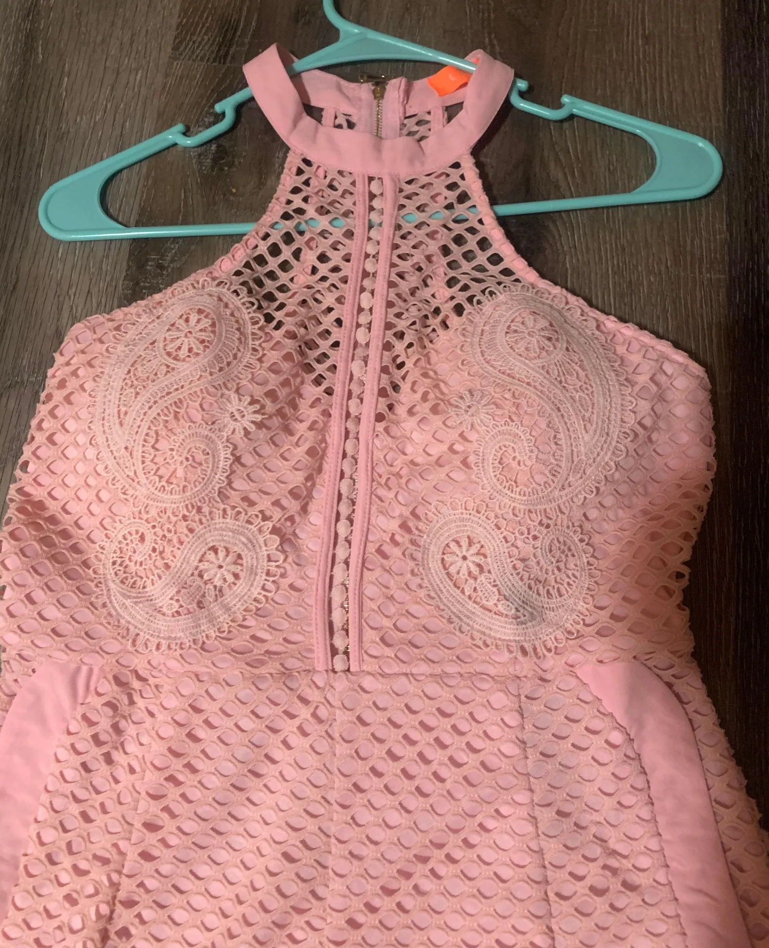 Pink Stitched Romper - Image 2