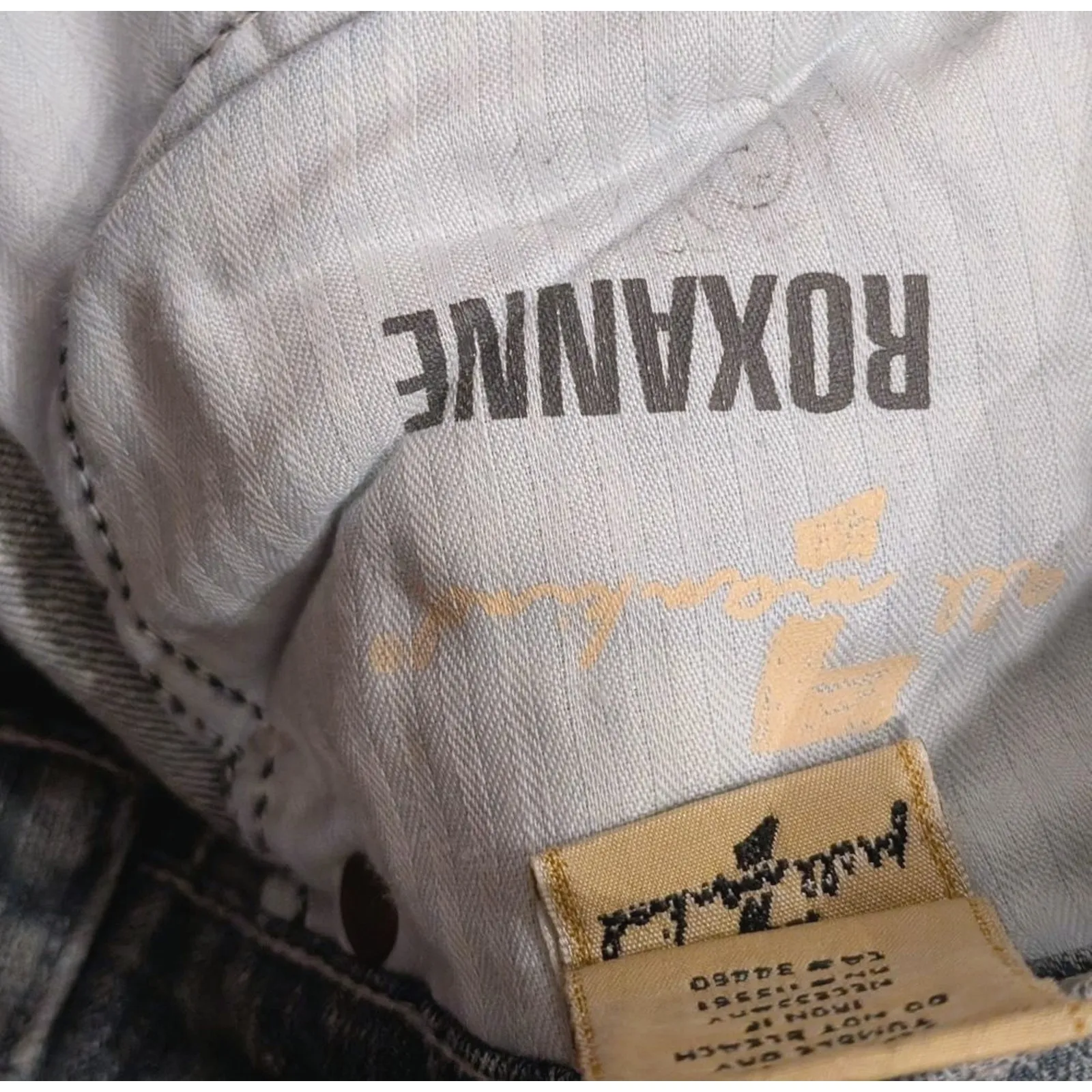 7 For All Mankind Womens 29 Roxanne Capri Crop JEANS Premium Designer Denim - Image 5