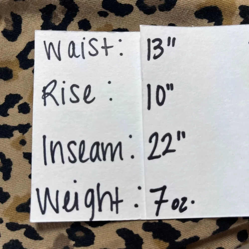 J. Crew NWOT Cropped Leopard‎ Leggings Cotton Women's Size Small - Image 9