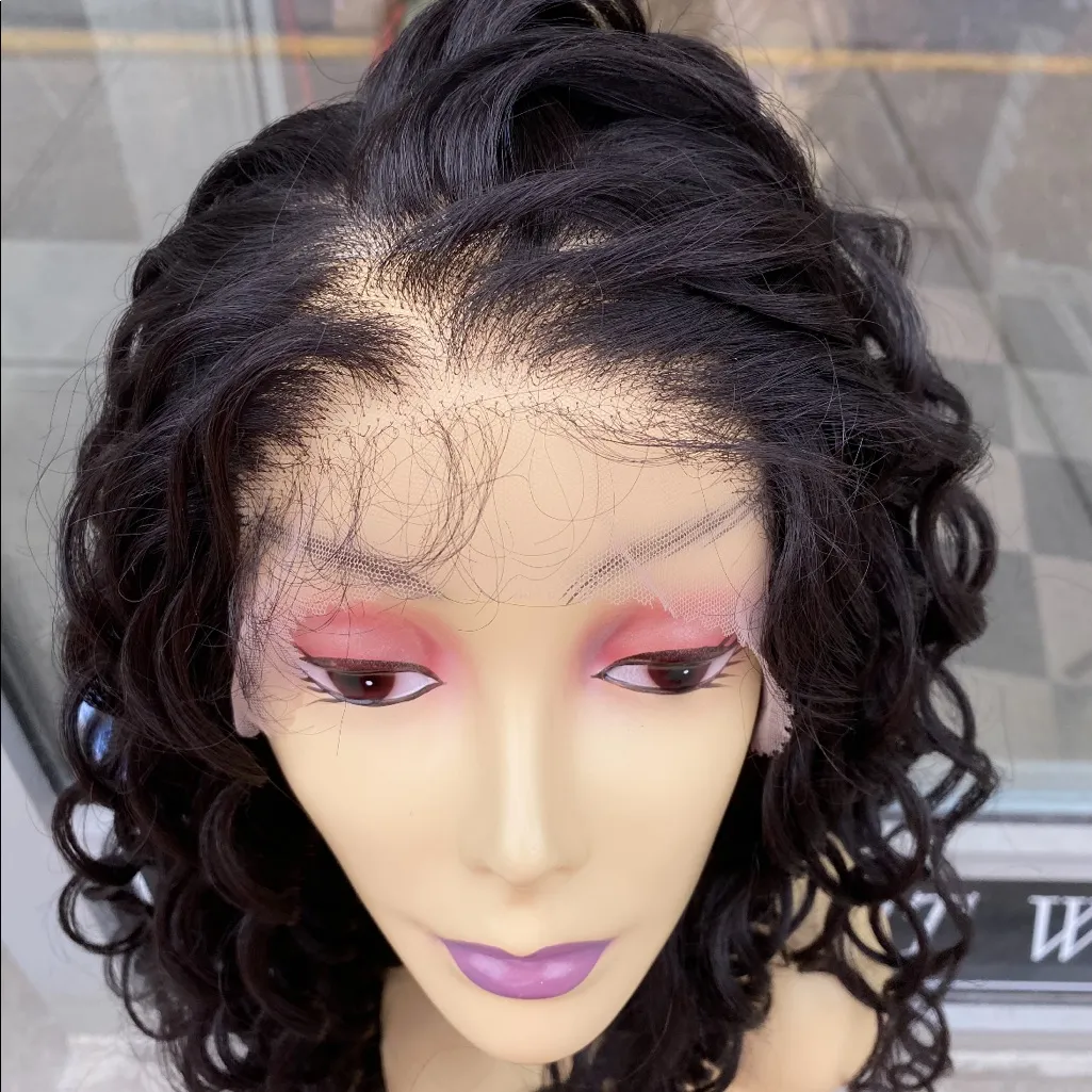 Beautiful curly Swisslace Lacefront Wig Freepart - Image 5