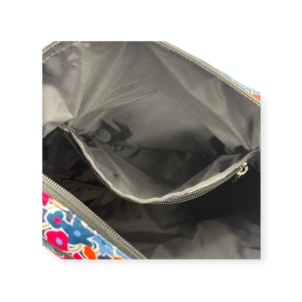 new LeSportSac ✿ Small Cleo Crossbody Bag ✿ Joyful Amour Print ✿ Navy Colorful - Image 10