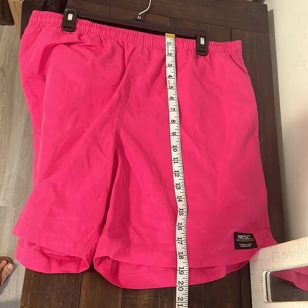 WESC Hot Pink Unisex Shorts Men’s XL Women’s Size XXL EUC - Image 6