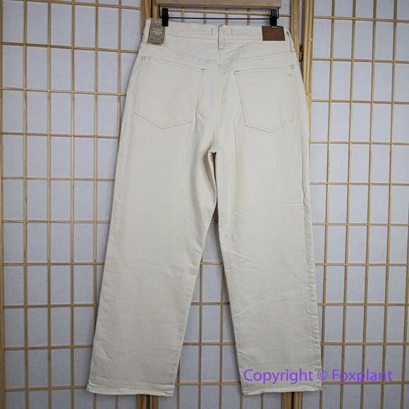 NEW Madewell The Perfect Vintage Wide-Leg Jean:‎ Garment-Dyed Edition, 31 - Image 9