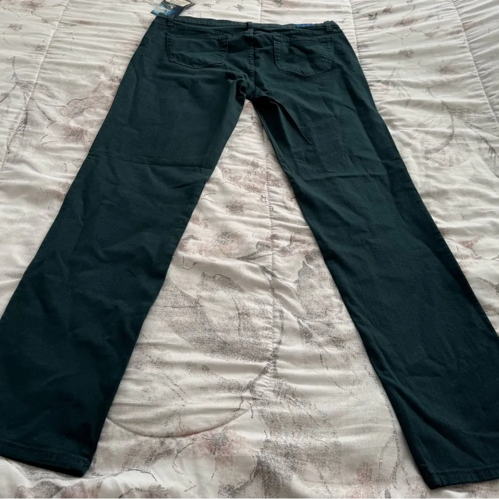 NWT Judy Blue 5 pockets green skinny jeans, size 1X Made in USA minimalist - Image 9