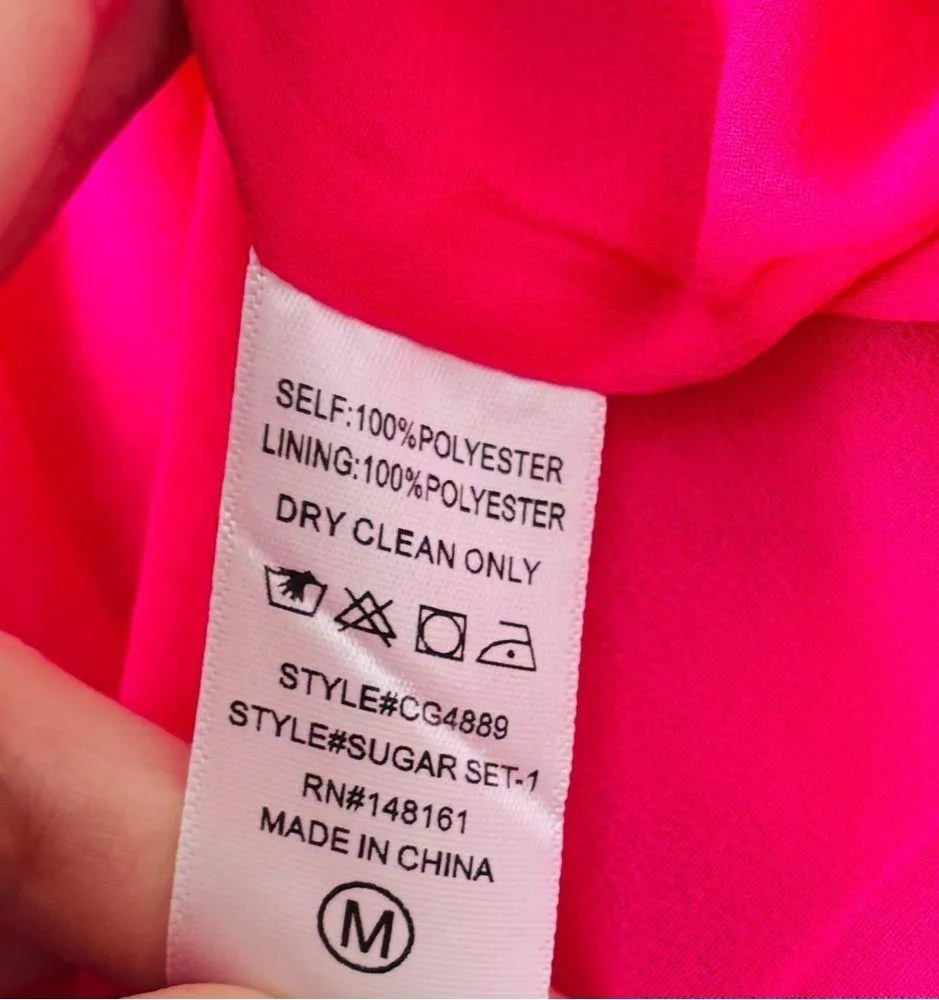 NWT Buddy Love Sugar Sequin Tank Pink/Silver size M - Image 5