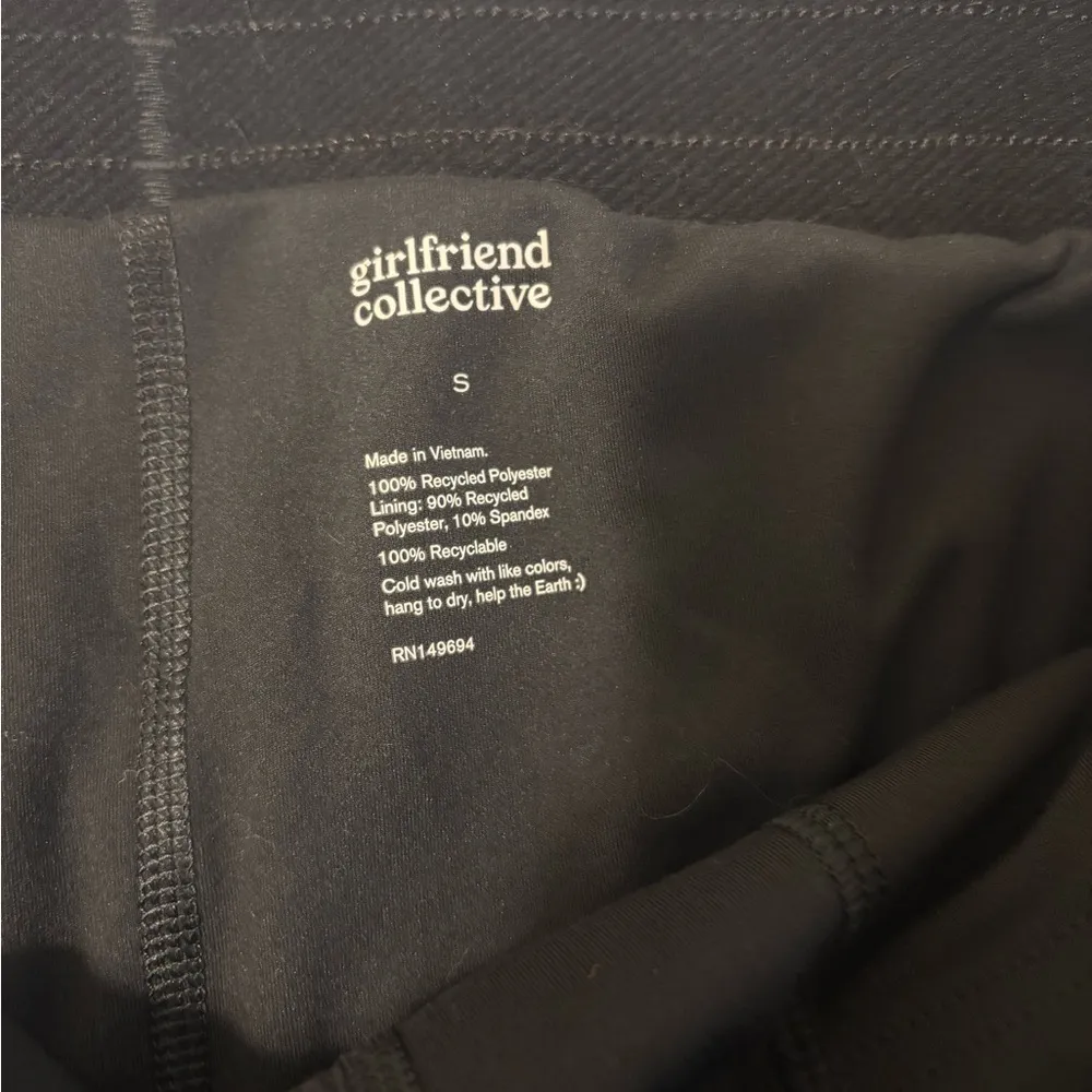 Women Skort Small Black Poly Blend Pull On Active Skirt - Image 4