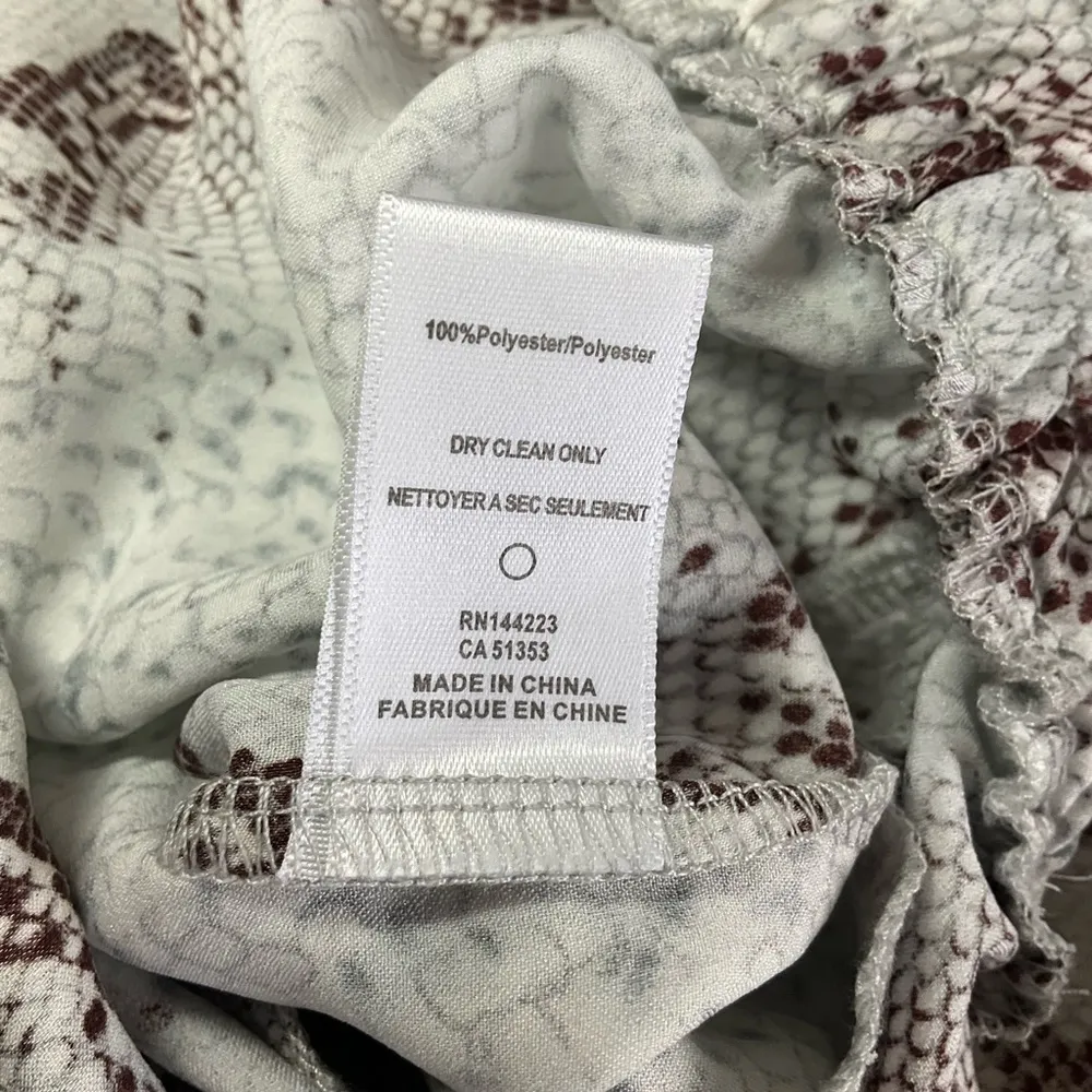 Bishop + Young Anthropologie Serpentine Satin‎ Joggers Women's XS Snakeskin - Image 9