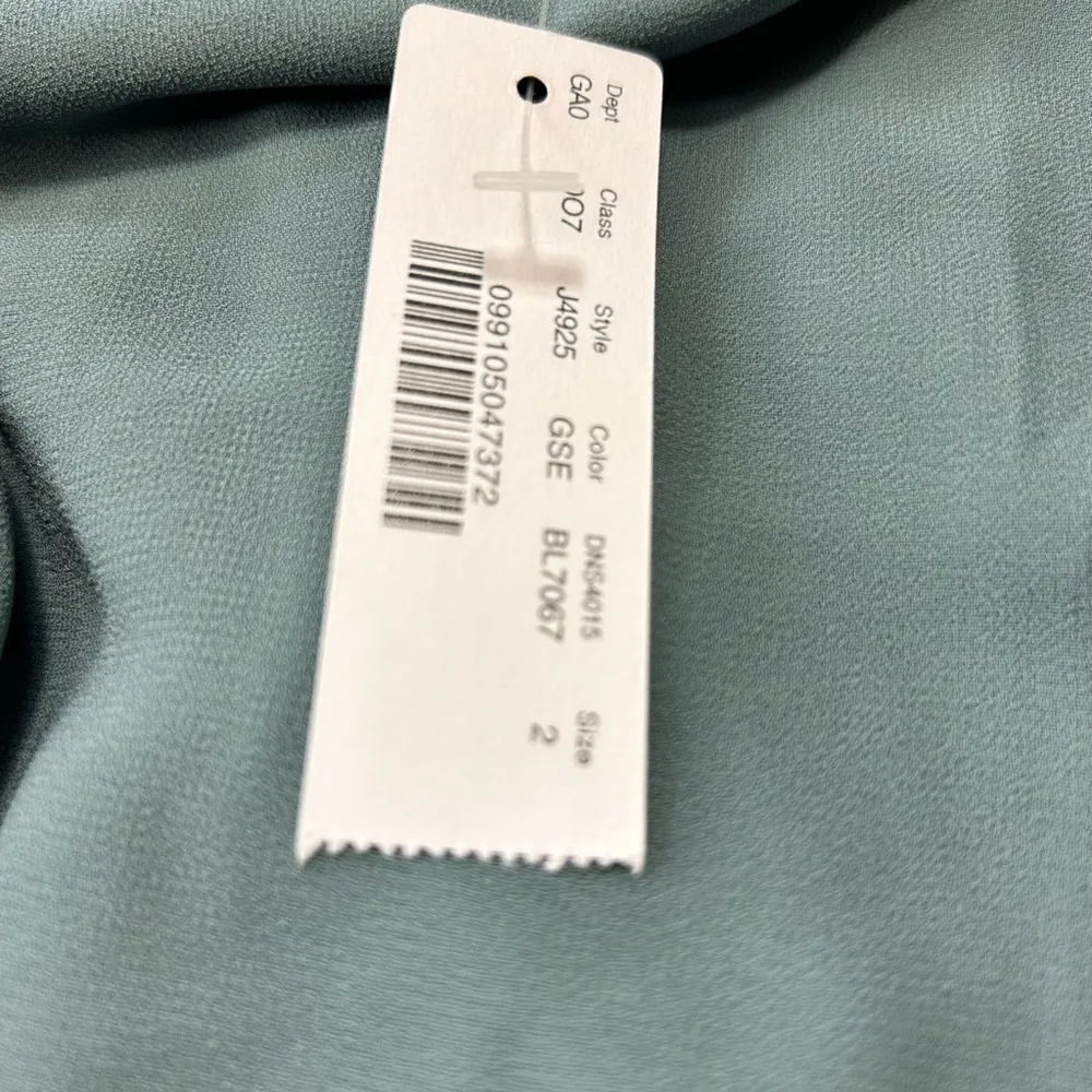 NEW J Crew Blue Gray Velvet Scoop Neck Sleeveless Dressy Tank Top Womens 2 - Image 7