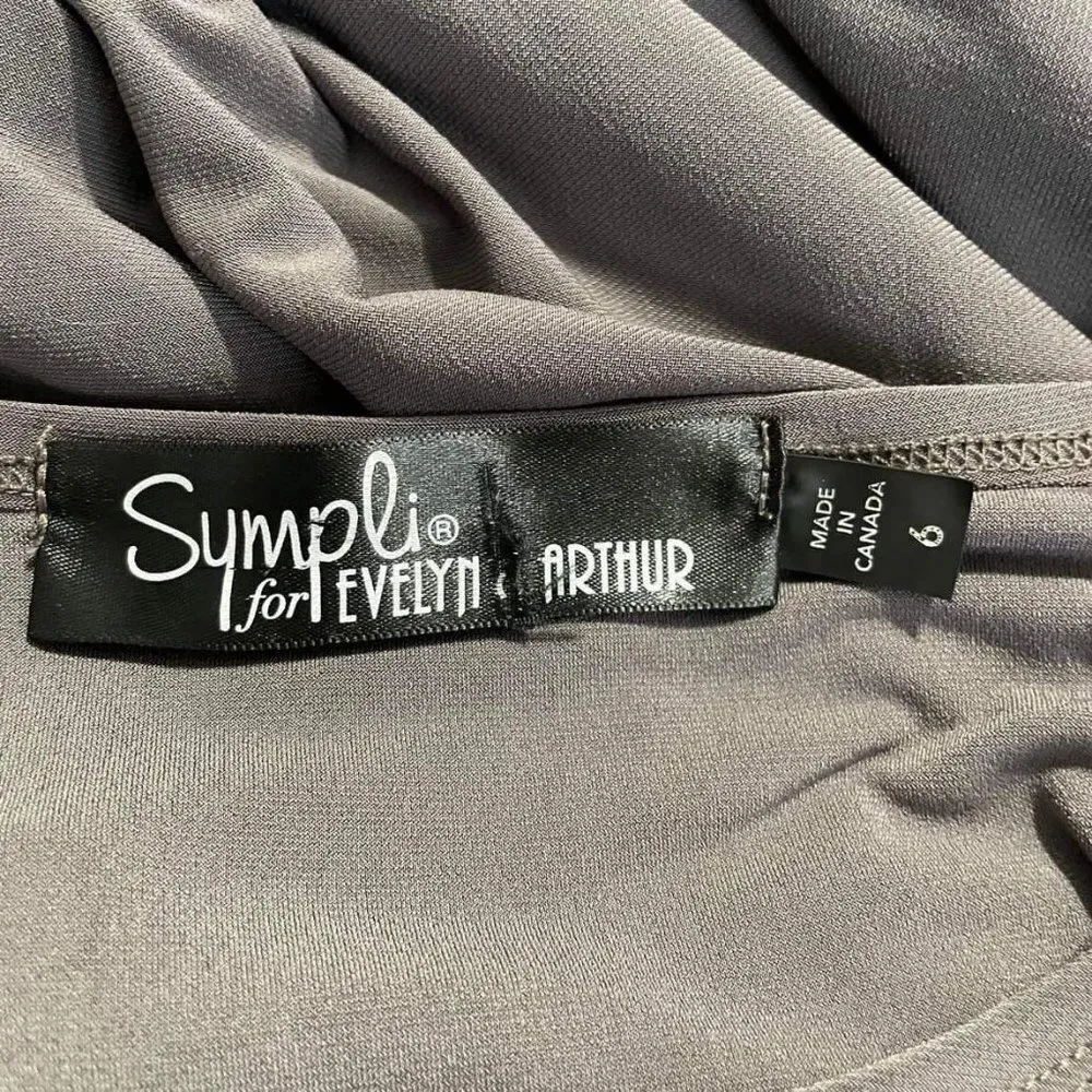 Sympli 6 Top Blouse Slinky Liquid Tunic - Image 5