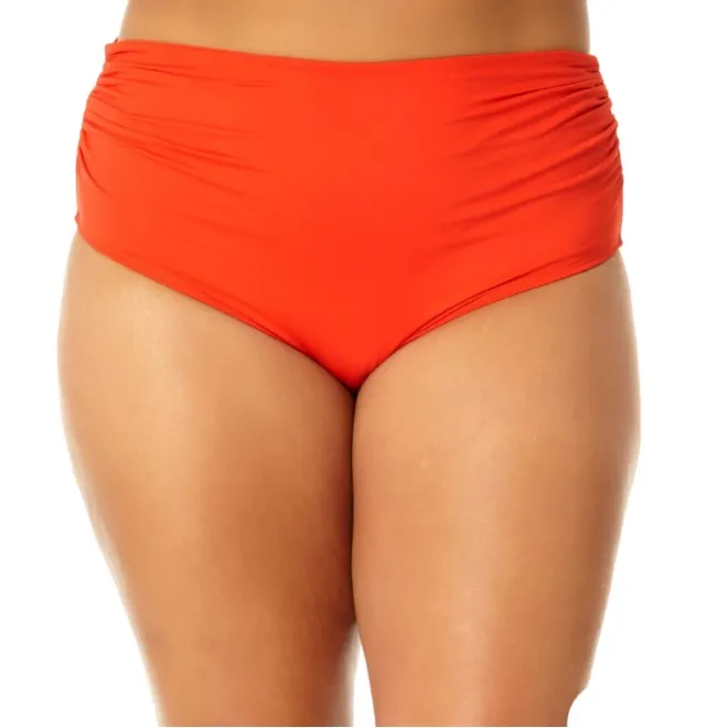 Anne Cole🦎Convertible High Waist Shirred Swim Bottom🌵 - Image 2