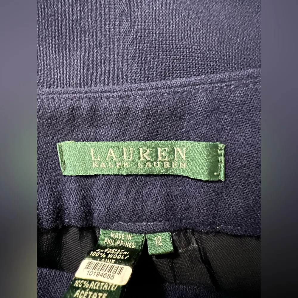 Lauren Ralph Lauren Wool Pants Blue Size 12 - Image 2