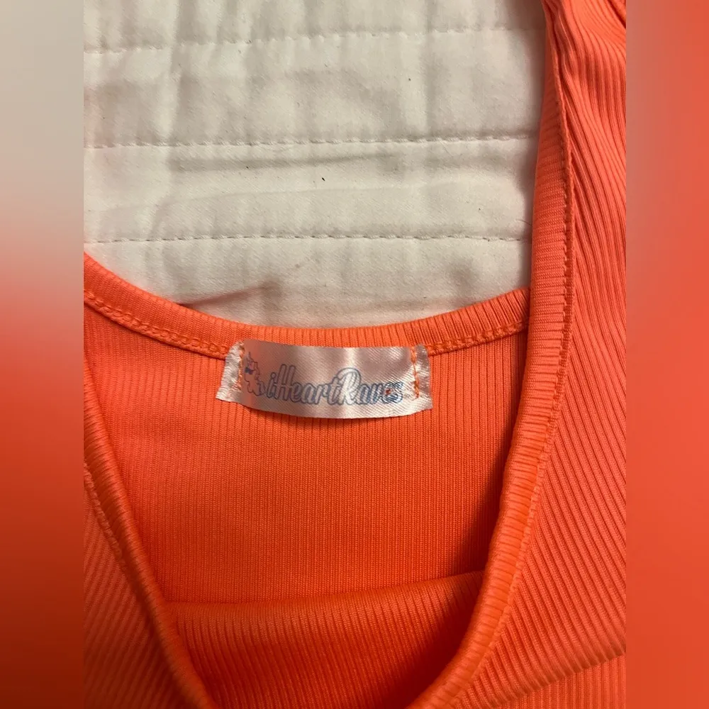 Rave wonderland crop top Orange - Image 2