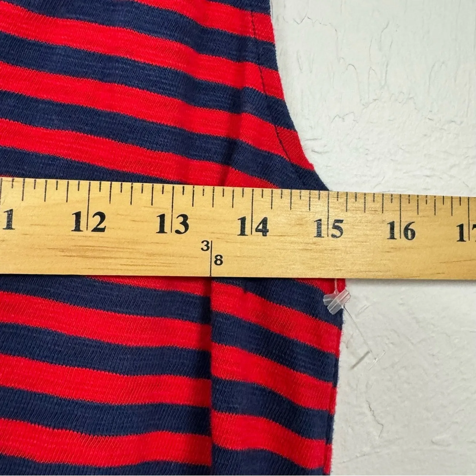 Vineyard Vines Red & Blue Striped Mini Dress Womens XXS Sleeveless Summer Shift - Image 12