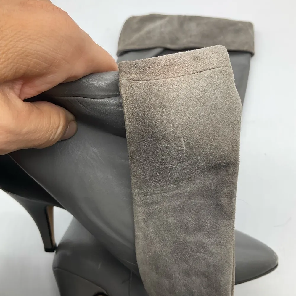 VINTAGE ECLISSE ITALIAN LEATHER BOOTS Size 8 - Image 6