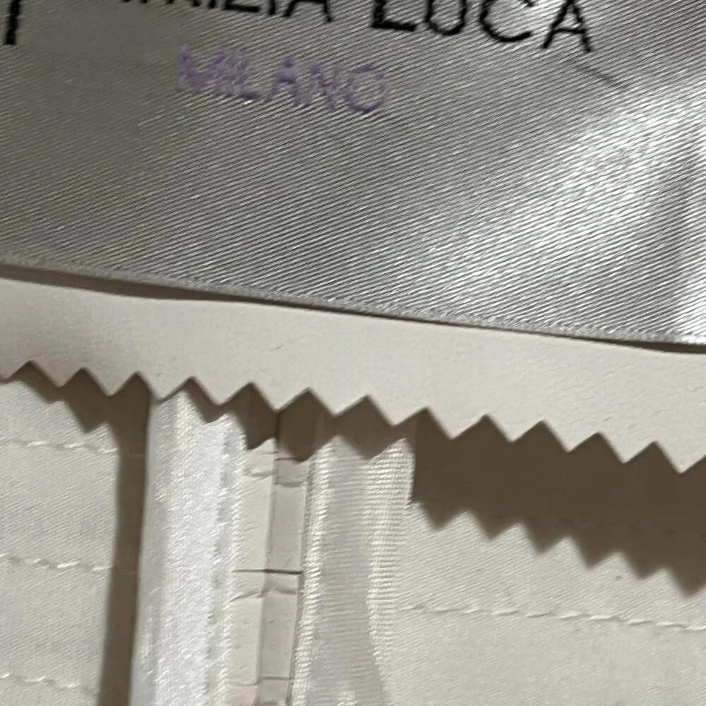 SIZE L **Patrizia Luca Milano, ** White Jacket EUC Size L - Image 5