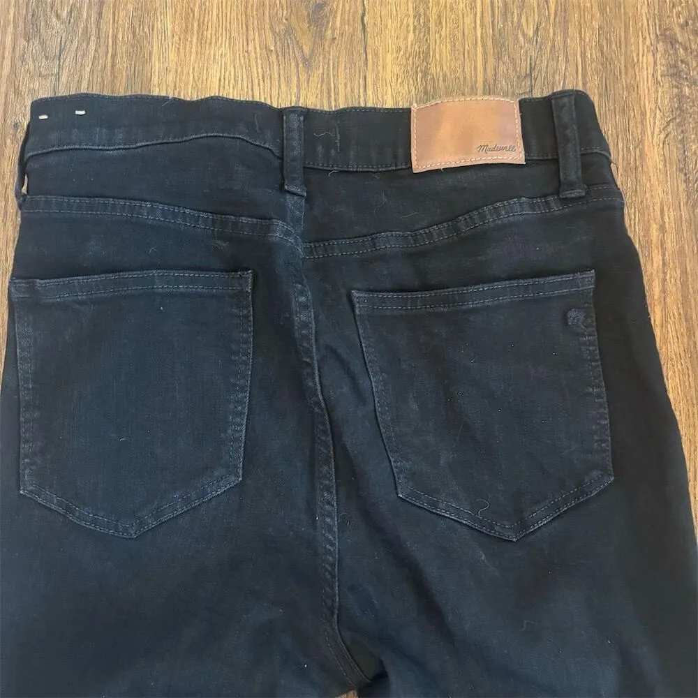 Madewell Roadtripper Skinny Jeans Women's Size 28 Black Stretch Denim - Image 7