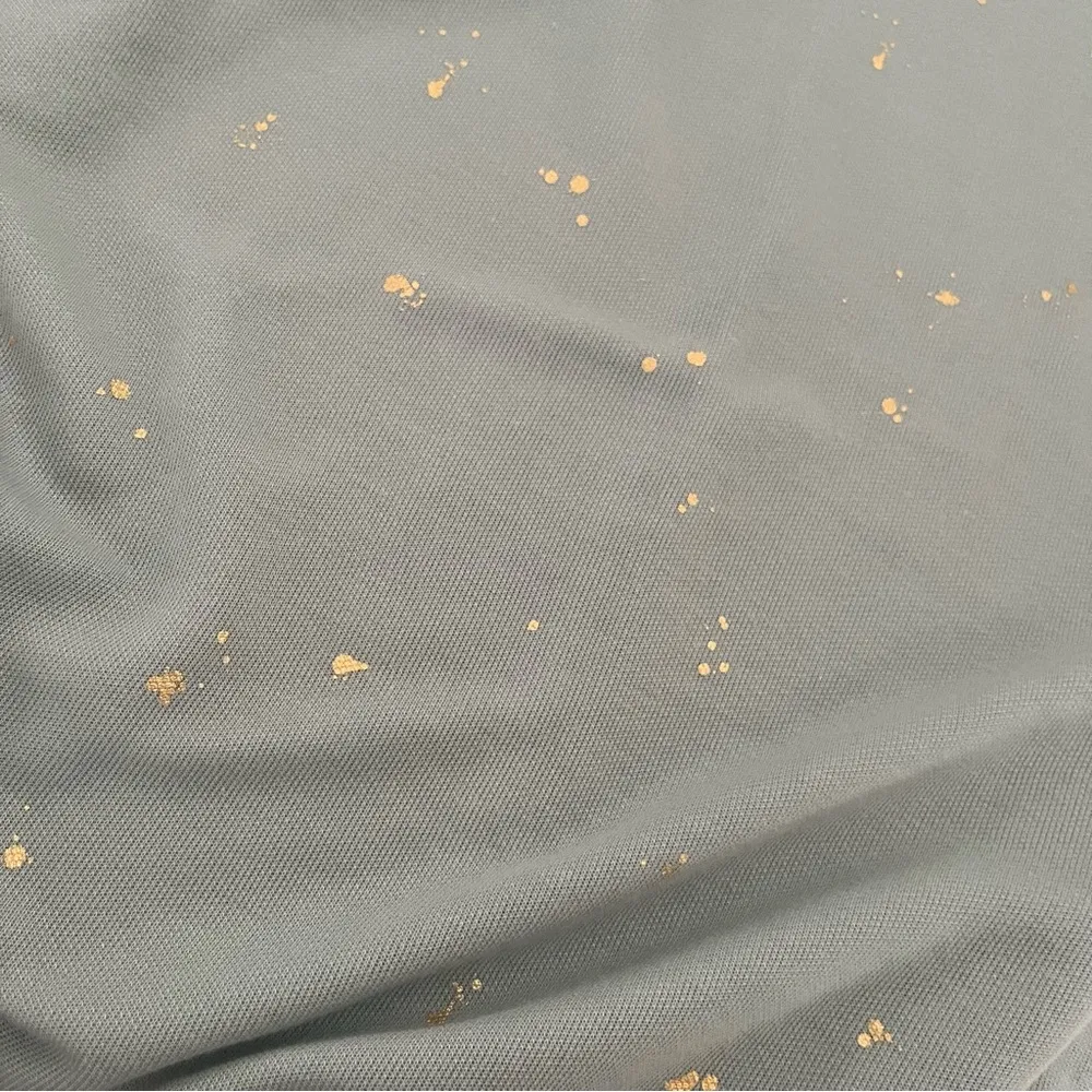 CARVE DESIGNS Devon Top Flint Gold Splatter Asymmetrical Hem Size Large NEW NWT - Image 5