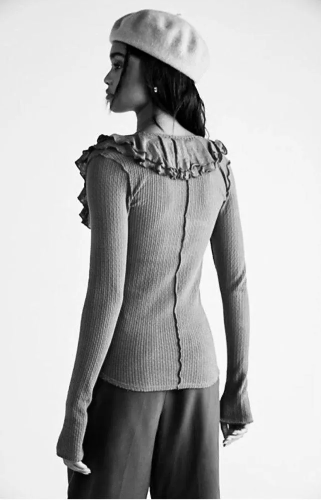 NWOT Free People Bennet Thermal Top - Image 3