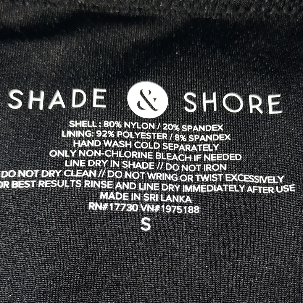 Shade & Shore Black Bikini Bottom Size Small (4-6) NWT - Image 3