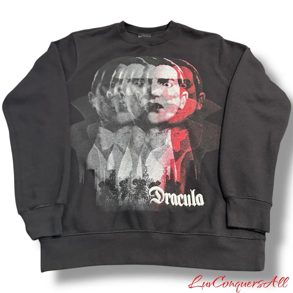 Preloved! Universal Studios Universal Monsters Dracula Sweater Black Size M - Image 2