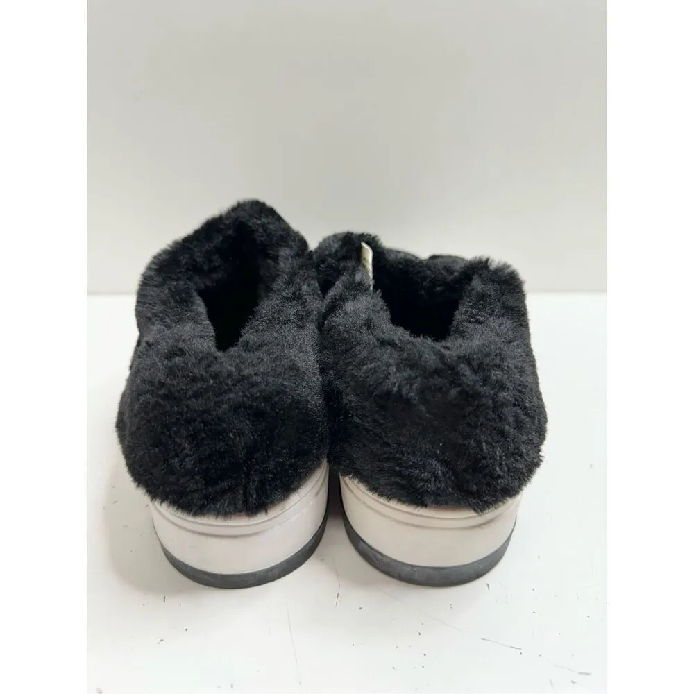 Blondo Slippers Womens Size 6.5 Leather Suri Waterproof Slip On Fur Sneaker - Image 7