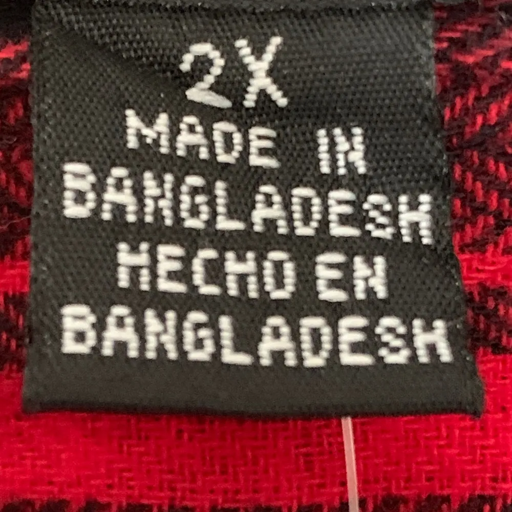 Plaid Flannel Button - Image 2