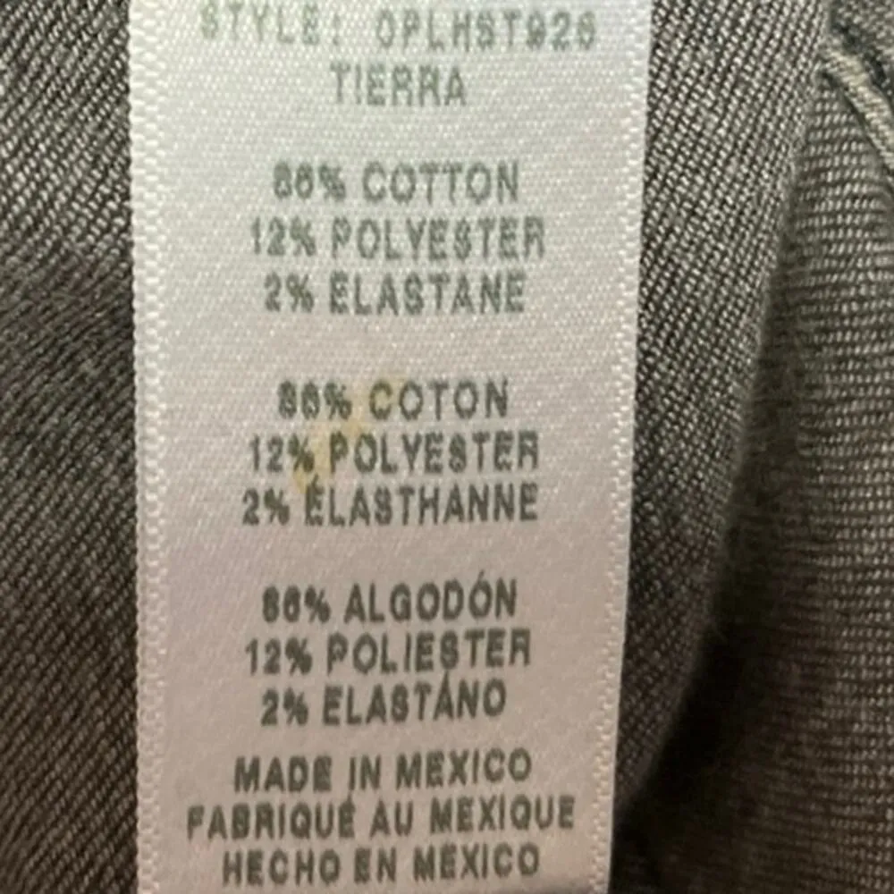 Frame Denim Tierra Black High Rise Stretch Ankle Straight Leg Jeans Size 27 - Image 5