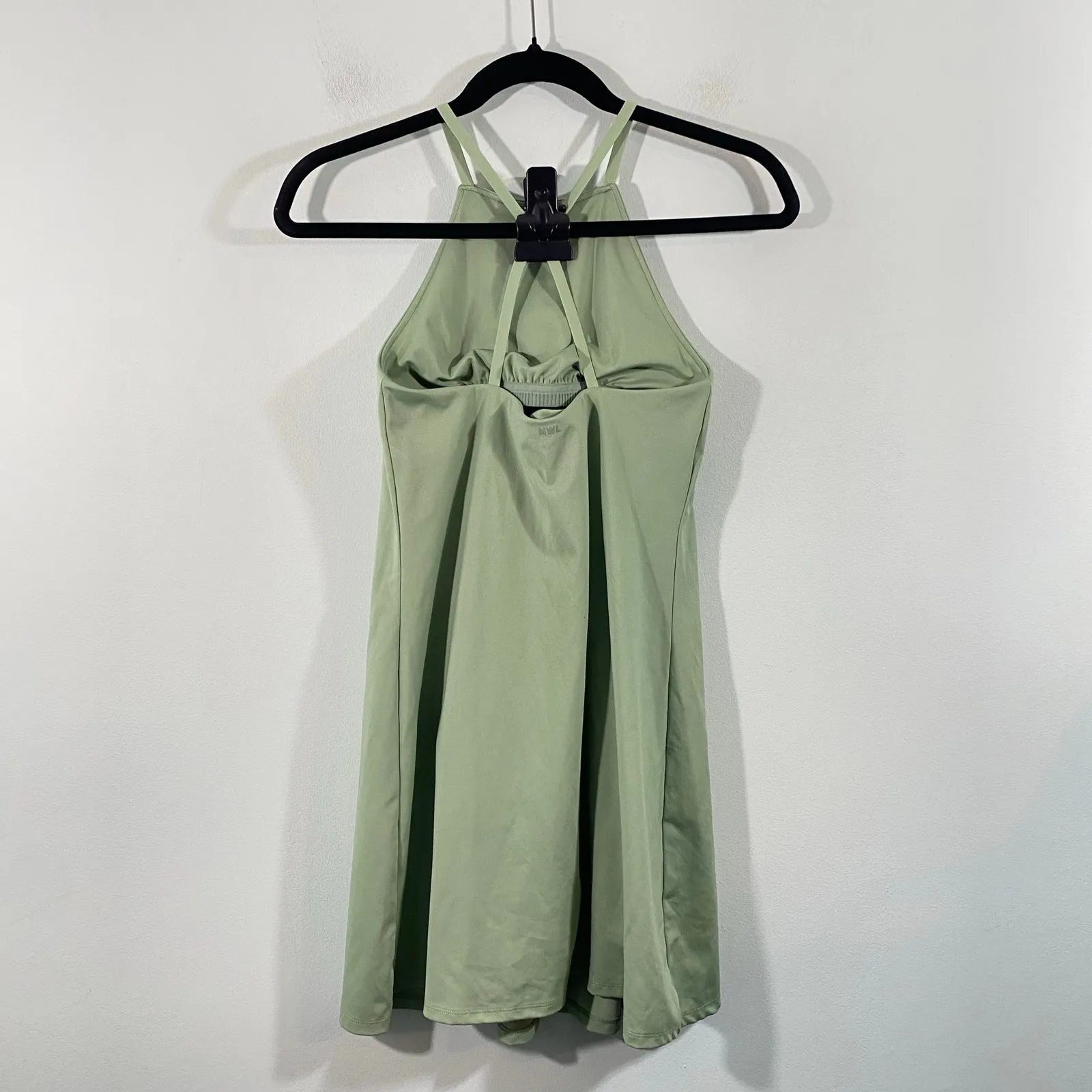 MWL Madewell Versailles Green Built In Shorts Flex Fitness Dress Size S - Image 5