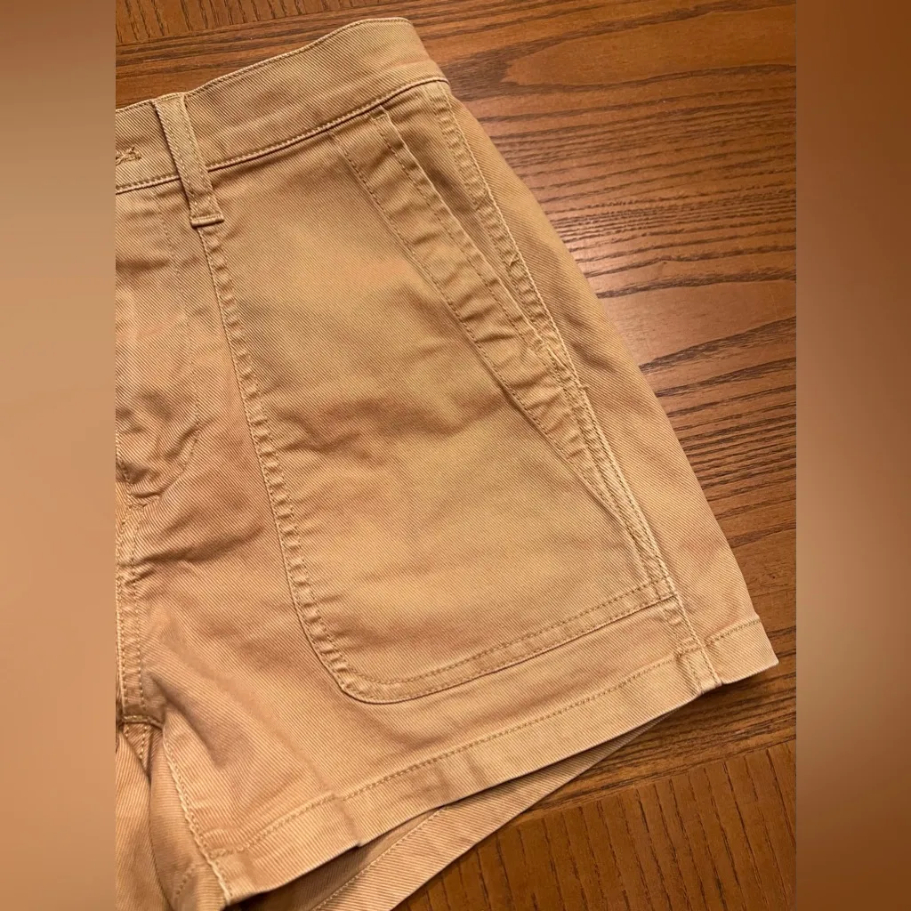 Madewell The Perfect Vintage Fatigue High-Rise Short in‎ Dried Straw Tan Size 23 - Image 7