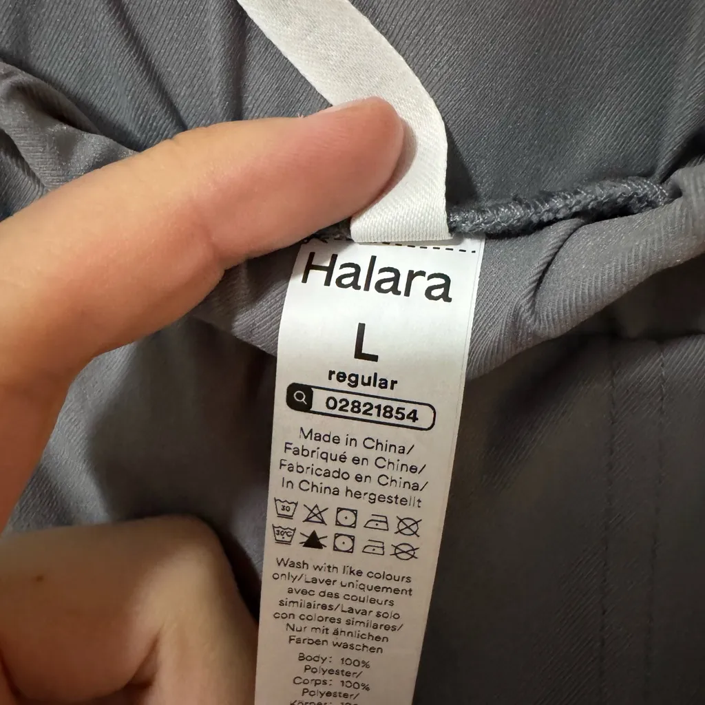 ⚡️Halara Gray Cargo Utility Pants Elastic Waist Pockets NEW - Image 4