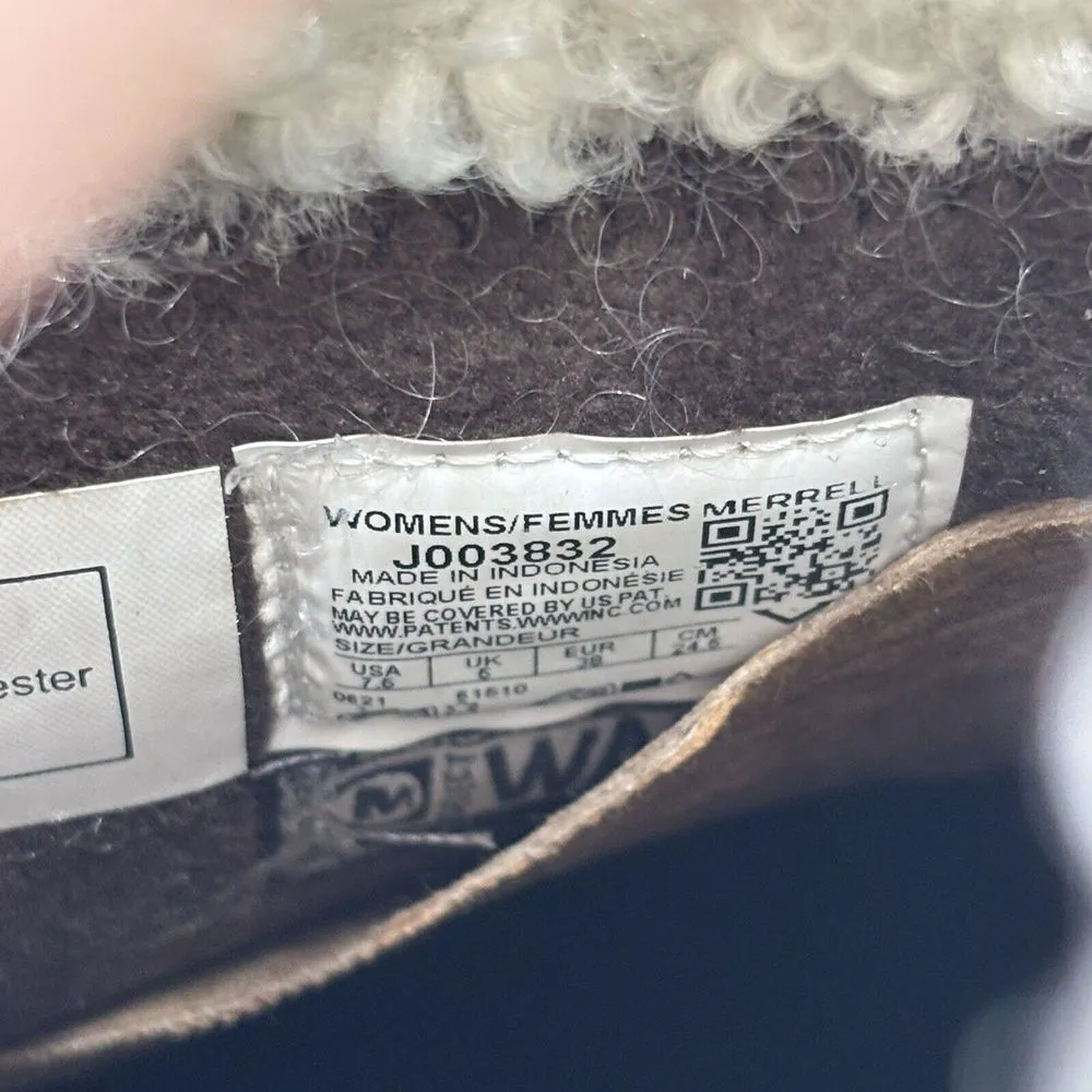 Merrell Womens Encore 4 Tall Zip Polar Waterproof Boot Espresso Size 7.5 New - Image 8