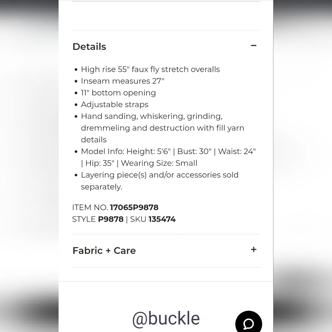 Sneak Peak High Rise Denim Overalls L - Image 7