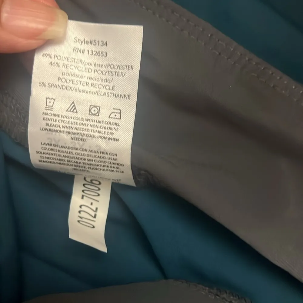 Wonderwink Teal scrubs Sz 3X TALL - Image 12