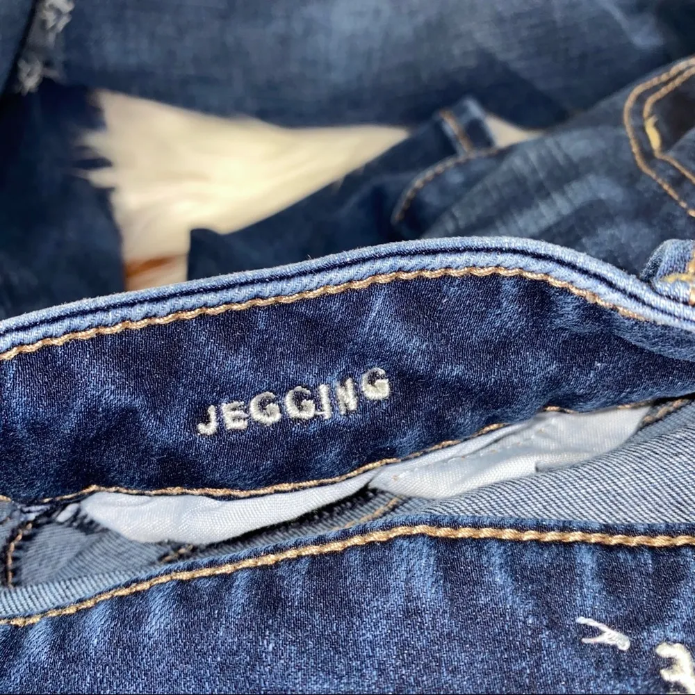 NWOT  Distressed Jegging Size 2 - Image 4