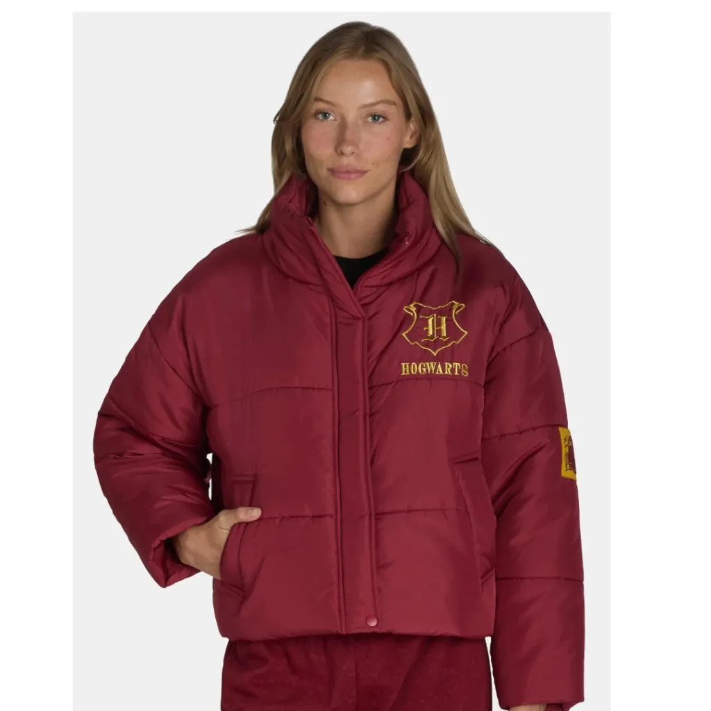 NEW Harry Potter Hogwarts  Officially Licensed Puffer Outerwear Jacket - Image 3