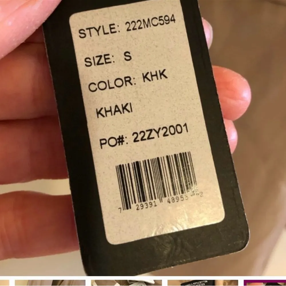 Guess Tan Trench Coat with White Trim | Size Small - Image 12