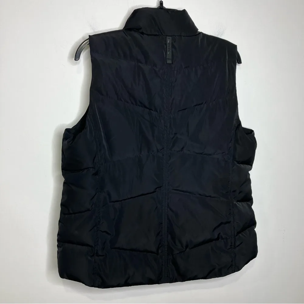 Lands End black down puffer vest size large‎ - Image 5