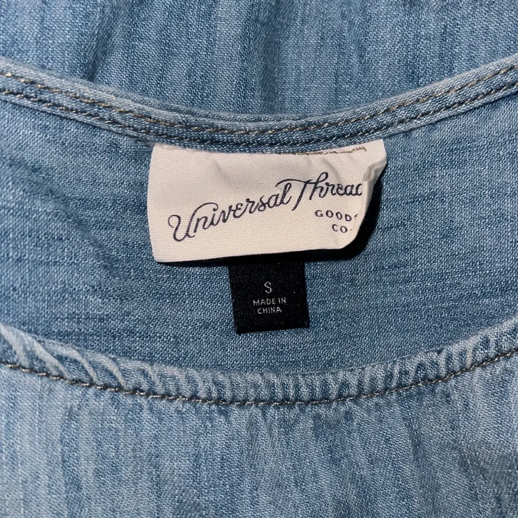 Universal Thread🦎Denim Chambray Dress🌵 - Image 3
