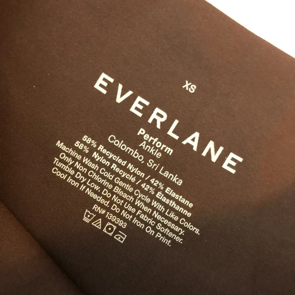 Everlane Womens The Perform Legging Bitter Chocolate Brown XS Ankle - Image 7