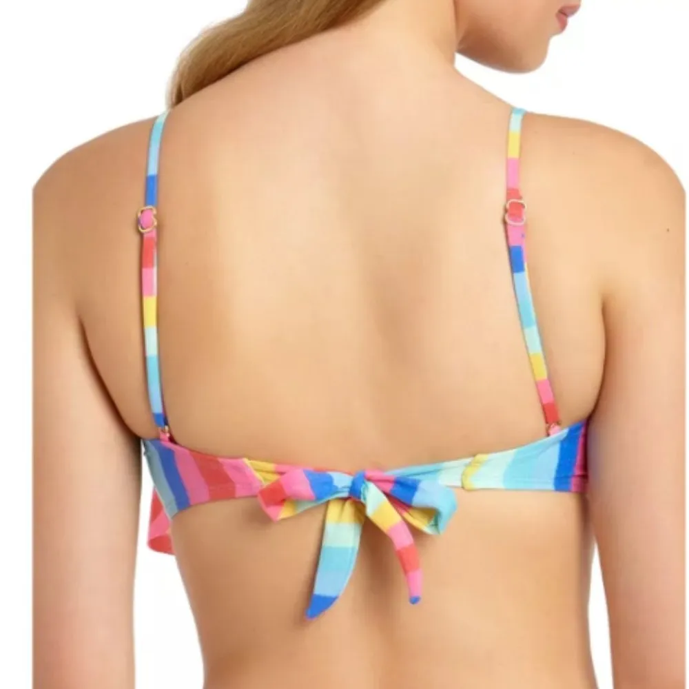 California Waves Rainbow Row Handkerchief Bandeau - Image 3