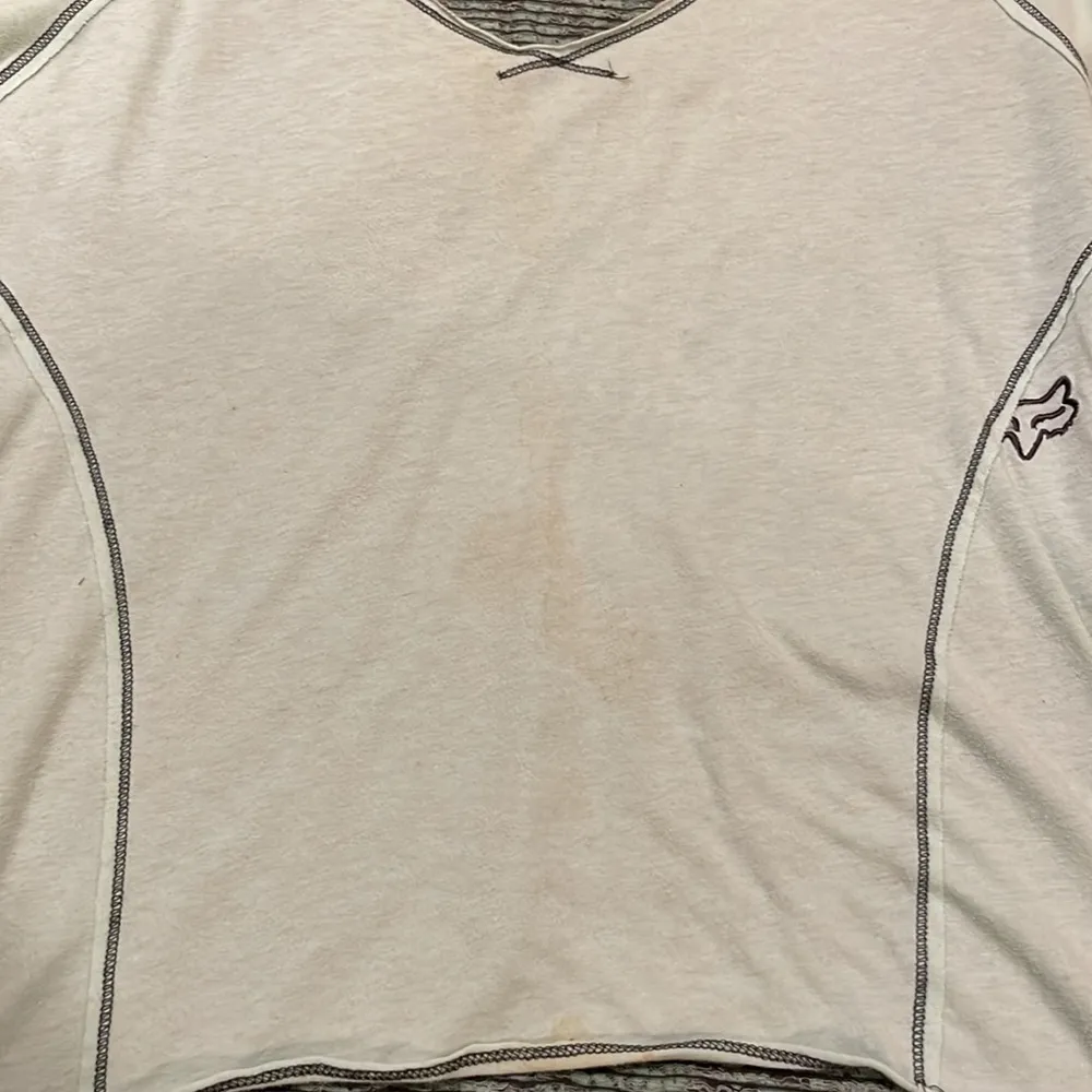 Fox Lace Henley Long Sleeve Top - Image 4