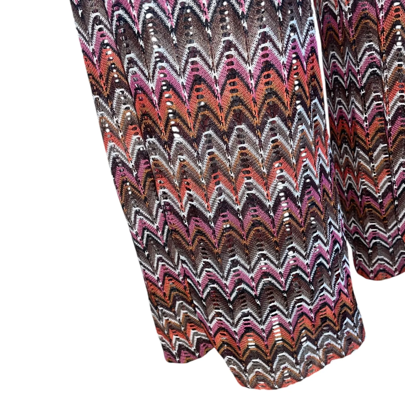 Shade & Shore Crochet Knit Wide Leg Pants Small Boho Beach Resort NWT - Image 6